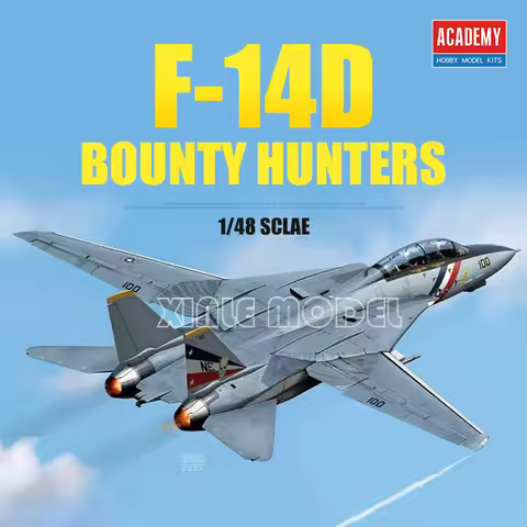 Academy Plastic Assembled Aircraft Model Kit 12370 F-14D "VF-2 Bounty Hunters" 1/48