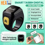 (Garansi 18 bulan) Heatranz RC18 Smart Ring Dzikir Tasbih Digital LED Counter Ring Bluetooth Support