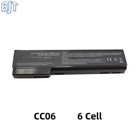 New 6 Cell Laptop Battery CC06XL CC06 For HP EliteBook 8470P 8460P 8460W 8560P 8570P 8470W 8570P 636