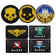 Jane Eyre Velcro Badge Hell Divers 2 Game Merchandise Embroidered Diver Hell Diver Pack Patch
