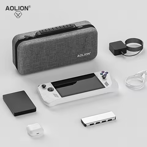 Aolion EVA Hard Carrying Case Bag for Asus ROG Ally Handheld Game Console With Inner Partition Stora