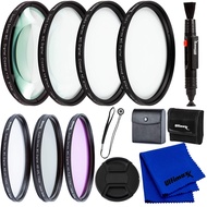 Ultimaxx 72MM Complete Lens Filter Accessory Kit for Lenses with 72MM Filter Size: UV CPL FLD Filter