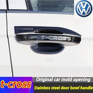 Volkswagen T-Cross door bowl handle sticker, door bowl handle protective sticker, protective cover, car handle decorativ
