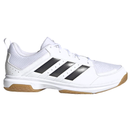adidas 愛迪達 男款 G 3BAR TIGHT 排羽球鞋 GZ0069 白黑色 235mm (UK5)