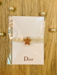 [CHRISTIAN DIOR] Logo Bracelet Star Charm 手繩 手帶 手環 手鏈 手鍊  – Xmas New Year Valentine’s Day  Birthday 