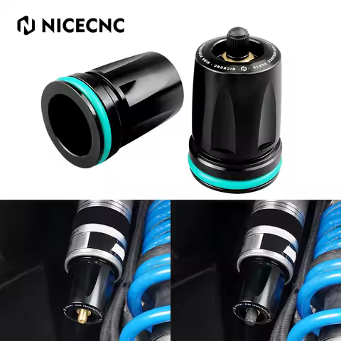 Nitrogen Suspension Reservoir Endcaps For UTV ATV Shocks Polaris RZR 800S 900/1000S Honda Yamaha Can