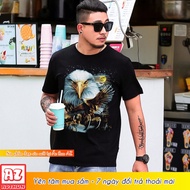 Men's T-shirt with 3d Thai eagle print - bigsize 5XL 6XL 7XL M2989