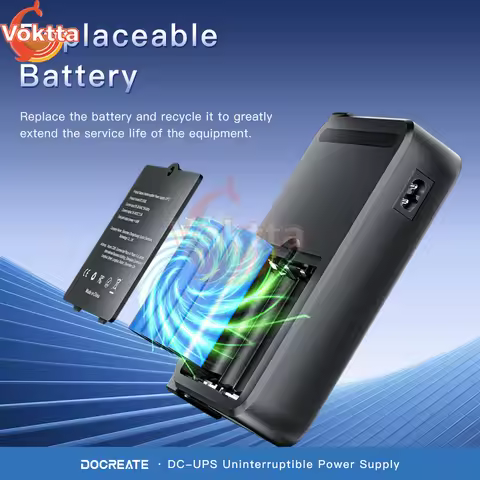 DC1036L 36W UPS Backup Battery 5V 9V 12V 15V 24V UPS Uninterruptible Power Supply AC 85-265V 18650 B