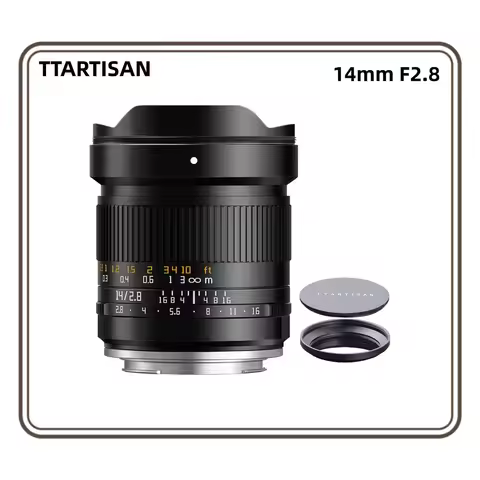 TTARTISAN 14mm F2.8 Full Frame MF Prime Lens Ultra Wide Angle ASPH Lens for Sony E Canon RF Nikon Z 