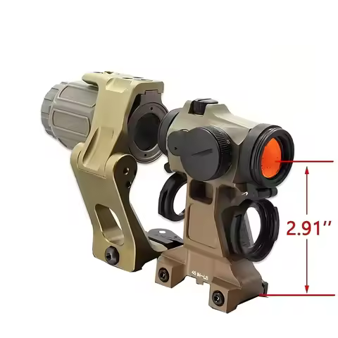 UNITY Tactical FTC 2.91 Mount For T01 T02 Red Dot Sight EOTECH G33 G43 G45 Fixed 3X 5X Magnifier Ele