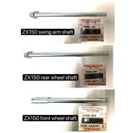 KAWASAKI ZX150 SHAFT 0 KRR KR150 SWING ARM SHAFT FRONT WHEEL SHAFT REAR WHEEL SHAFT ORIGINAL THAILAN