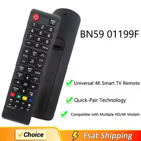 New BN59 01199F Universal Remote Control For Samsung SMART TV UN32J4500AFXZA UN50J6200AFXZA UN65JU64