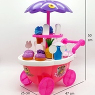 SRG 928 Mainan Anak Gerobak Kang Eskrim/ Ice Cream Cart SRG928 Gerobak Ice Cream Dorong 50 cm