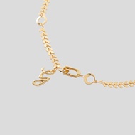 GOODBAI G Pendant Olive Branch Chain Shape Necklace