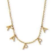 Sorority Shop Kappa Kappa Gamma Necklace — KKG Name Necklace, 18K Gold Plated Sorority Gifts Necklac