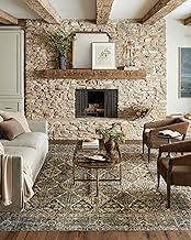 Magnolia Home by Joanna Gaines x Loloi Banks Collection BAN-05 Spice/Blue 2'-6" x 9'-6" Runner Rug