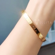 [VJ]Bangle “CT" 999.9 Bangkok Gold Plated D:6.0cmx5.5cm Bangles < GCT10 > {Gelang Tangan CT}