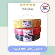 CU 24 awg tin coated copper cable 24awg