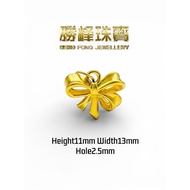 SF 三结好运蝴蝶结吊坠 Triple Bow Lucky Pendant/100%AUTHENTIC 999GOLD(5D135)