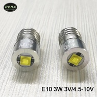 E10 Yingke 3W 3Watt 4V ถึง12V 10V 9V 6V 4.5V ไฟฉายไฟฉายหลอดไฟ Led สำหรับไฟขับรถและโคมไฟ