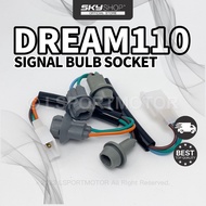 HONDA DREAM110 SIGNAL BULB SOCKET (R/L) FRONT DEPAN SIGNAL SOCKET WIRE WIRING EX5DREAM110 EX5 DREAM 