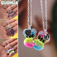 IKESOMUE BFF Necklace Magnet Trendy Accessories Friendship Necklace Gift