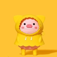 [HCM]Bao Case Ốp Bảo Vệ Cho Airpods 1/ Airpods 2 Hình Heo Mặc Áo Mưa