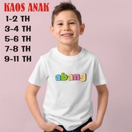 FAMILY CHILDREN'S T-SHIRT ABANG FAMILY T-SHIRT TOP