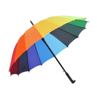 Ô Dù Đi Nắng Mưa 7 Màu Cầu Vòng Rộng 95cm