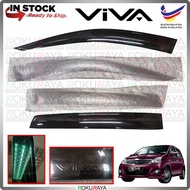 [KA PLASTIC] Perodua Viva Normal Elite Malaysia Rain Door Visor Air Press Wind Deflector Car Accesso