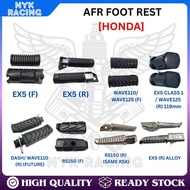 AFR FOOT REST - EX5 (F)/EX5 (R)/WAVE110/ WAVE125 (F)/EX5 CLASS 1/ WAVE125 (R) 119mm/DASH/ WAVE110 (R