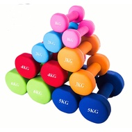 MOJEER Dumbbells [Set of 2: 1kg, 2kg, 3kg, 4kg, 5kg, 6kg, 8kg, 10kg]  
[Available in 8 colors] Stren