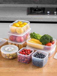 日本NAKAYA  日本製方形收納/食物保鮮盒6件組
