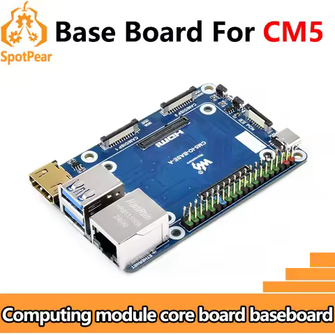 Raspberry Pi CM5 IO BASE A Mini Board a Base Development Platform Compute Module 5 IO Board Waveshar