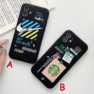 CASING SOFTCASE OPPO A16/A16S, RENO 6 4G 5G - BRAND STARBUCKSSSS BLACK