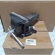 XENON 5 inch rotary vise, 5 inch bench vise, swivel bench vise, 5" swivel bench vise, 125mm bais cla