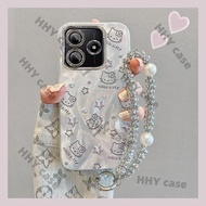 For Honor 600 Lite 5G Case Honor 500 Smart 5G Case Full Screen Line Kitten Shockproof Mobile Phone C