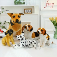 Dog Soft Plush Toy Realistic Puppy Sheepdog Shar Pei Dalmatian Bed For Kids Prop