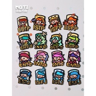 MBTI 16 Peronalities Enamel Pin