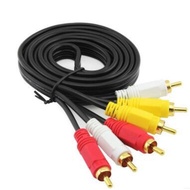 3 Color RCA Cable 3-3 Audio Video RCA to RCA Cable DVD to TV Cable RCA Cable 3 to RCA Cable 3
