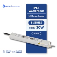 IPOOL Power Supply Adapter IP67 Waterproof 12V DC 30W LED DriverTrafo