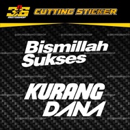 Bismillah CUTTING STICKER SUCCESSFUL FUNDS | Motorcycle STICKER 3n6