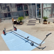 350-L Rubber Boat Trailer Inflatable Boat Fishing Boat Assault Boat Small Glass Steel Trailer Factor