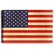 American Flag. Giclee Canvas Prints for Home Wall Decor 30x20