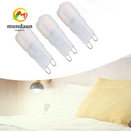 MUNDAUN 3Pcs G9 LED Bulb, Dimmable Energy Saving G9 Light Bulb,  Warm White G9 Replacement Bulb Home