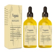 Veganic Natural Hair Growth Oil, 2 PCS Veganic hair growth oil Rosemary Oil for Hair Growth Organic,