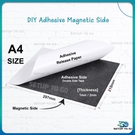 A4 Magnetic Sheet with self adhesive / A4 magnet sheet
