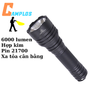 Đèn pin siêu sáng C8+ model M45 led LHP73C 70.3 đèn pin cầm tay vỏ hợp kim nhôm chống nước với pin 2