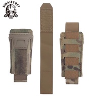 SINAIRSOFT 9mm/45acp Single Elastic Magnetic Bag K-type MOLLE Quick Release Single Mag Pouch