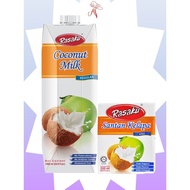 Rasaku Santan Kelapa 200ml/1L Coconut Milk Regular